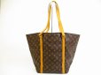 Photo2: LOUIS VUITTON Monogram Leather Brown Tote&Shoppers Bag Sac Shopping #5136 (2)