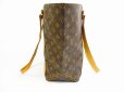 Photo4: LOUIS VUITTON Monogram Leather Brown Tote&Shoppers Bag Sac Shopping #5136