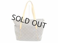 LOUIS VUITTON Monogram Leather Brown Tote&Shoppers Bag Totally MM #5139