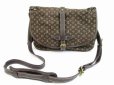 Photo1: LOUIS VUITTON Mini Lin Canvas Brown Messenger&Cross-body Bag Saumur30 #5146 (1)