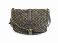 Photo2: LOUIS VUITTON Mini Lin Canvas Brown Messenger&Cross-body Bag Saumur30 #5146 (2)