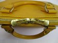 Photo9: LOUIS VUITTON Epi Leather Yellow Hand Bag Purse Alma #5158