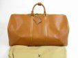 Photo1: LOUIS VUITTON Epi Leather Brown Duffle&Gym Bag Boston Bag Keepall 55 #5162 (1)