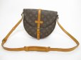 Photo1: LOUIS VUITTON Monogram Leather Brown Messenger&Cross-body Chantilly MM #5187 (1)