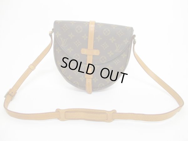 Photo1: LOUIS VUITTON Monogram Leather Brown Messenger&Cross-body Chantilly MM #5187