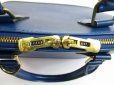 Photo9: LOUIS VUITTON Epi Leather Blue Hand Bag Purse Alma #5193