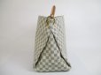 Photo4: LOUIS VUITTON Damier Azur Leather White Hobo Shoulder Bag Artsy MM #5203