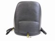 Photo1: LOUIS VUITTON Epi Leather Black Backpack Bag Purse Gobelins #5210 (1)