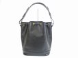 Photo2: LOUIS VUITTON Epi Leather Black Shoulder Bag Purse Noe #5211 (2)