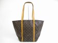 Photo2: LOUIS VUITTON Monogram Leather Brown Tote&Shoppers Bag Sac Shopping #5213 (2)