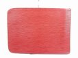 Photo2: LOUIS VUITTON Epi Leather Red Clutch Bag Document Case Purse #5226 (2)