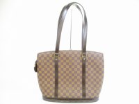 LOUIS VUITTON Special Order Damier Leather Brown Tote&Shoppers Bag Babylone #5227