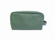 Photo1: LOUIS VUITTON Taiga Canvas&Leather Green Hand Bag Pouch Palana #5238 (1)