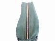 Photo11: LOUIS VUITTON Taiga Canvas&Leather Green Hand Bag Pouch Palana #5238