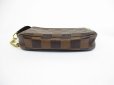 Photo5: LOUIS VUITTON Damier Leather T&B Mini Accessories Chain Pouch Pochette #5240