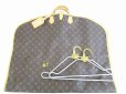 Photo1: LOUIS VUITTON Monogram Leather Brown Garment Bag Suit Carrier Luggage #5242 (1)