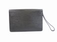 Photo2: LOUIS VUITTON Epi Leather Black Clutch Bag Purse Sellier Dragonne #5246 (2)