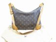 Photo1: LOUIS VUITTON Monogram Leather Brown Shoulder Bag Boulogne 30 #5254 (1)