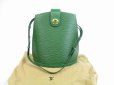 Photo1: LOUIS VUITTON Epi Leather Green Shoulder Bag Cross-body Bag Cluny #5257 (1)