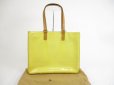 Photo1: LOUIS VUITTON Vernis Patent Leather Yellow Tote&Shoppers Bag Colombus #5263 (1)