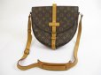 Photo1: LOUIS VUITTON Monogram Leather Brown Cross-body Bag Chantilly GM #5266 (1)