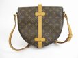 Photo2: LOUIS VUITTON Monogram Leather Brown Cross-body Bag Chantilly GM #5266 (2)