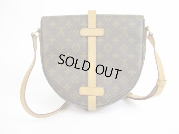 Photo2: LOUIS VUITTON Monogram Leather Brown Cross-body Bag Chantilly GM #5266