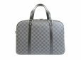 Photo2: LOUIS VUITTON Damier Graphite Leather Briefcase Laptop Bag Jorn #5269 (2)