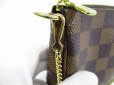 Photo11: LOUIS VUITTON Damier Leather Mini Accessories Chain Pouch Purse #5277