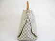 Photo3: LOUIS VUITTON Azur Leather White Hobo Shoulder Bag Artsy MM #5280