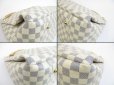 Photo6: LOUIS VUITTON Azur Leather White Hobo Shoulder Bag Artsy MM #5280