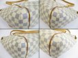 Photo6: LOUIS VUITTON Azur Leather White Tote&Shoppers Bag Totally PM #5289