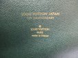Photo9: LOUIS VUITTON Taiga Leather Green 15th Anniversary Document Case #5290