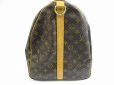 Photo4: LOUIS VUITTON Monogram Leather Brown Gym Bag Keepall 60 Bandouliere #5303