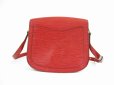 Photo2: LOUIS VUITTON Epi Leather Red Cross-body Bag Saint Cloud GM #5307 (2)