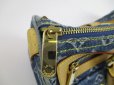 Photo11: LOUIS VUITTON Monogram Denim Blue Hand Bag Purse Speedy #5329