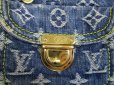 Photo9: LOUIS VUITTON Monogram Denim Blue Hand Bag Purse Speedy #5329