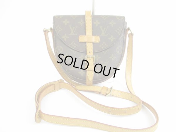 Photo1: LOUIS VUITTON Monogram Leather Brown Messenger&Cross-body Chantilly PM #5355