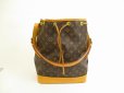 Photo1: LOUIS VUITTON Monogram Leather Brown Shoulder Bag Purse Noe #5360 (1)