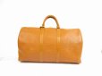 Photo2: LOUIS VUITTON Epi Leather Camel Brown Duffle&Gym Bag Keepall 50 #5367 (2)