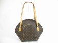 Photo1: LOUIS VUITTON Monogram Leather Brown Tote&Shoppers Bag Ellipse Shopping #5382 (1)