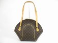 Photo2: LOUIS VUITTON Monogram Leather Brown Tote&Shoppers Bag Ellipse Shopping #5382 (2)