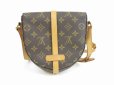 Photo2: LOUIS VUITTON Monogram Leather Brown Cross-body Chantilly PM #5389 (2)