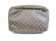 Photo5: LOUIS VUITTON Monogram Leather Brown Boston Bag Hand Bag Evasion #5394