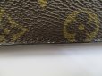 Photo11: LOUIS VUITTON Monogram Leather Brown Clutch Bag Pochette Homme #5396