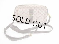 LOUIS VUITTON Monogram Mini Canvas Red Cross-body Bag Juliet MM #5400