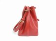 Photo3: LOUIS VUITTON Epi Leather Red Shoulder Bag Purse Petite Noe #5401