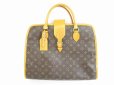 Photo1: LOUIS VUITTON Monogram Leather Brown Briefcase Hand Bag Rivoli #5402 (1)