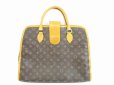 Photo2: LOUIS VUITTON Monogram Leather Brown Briefcase Hand Bag Rivoli #5402 (2)