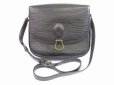 Photo1: LOUIS VUITTON Epi Leather Black Cross-body Bag Saint Cloud GM #5403 (1)